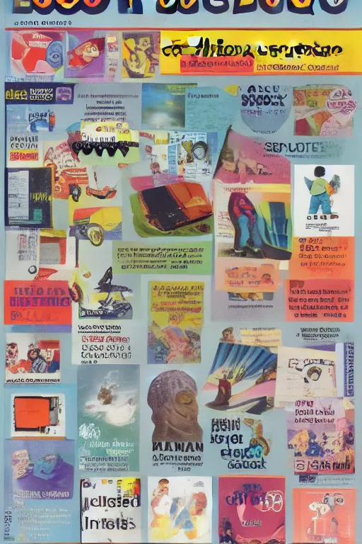 Prompt: 90s children's popular encyclopedia, 1997, technologies expected in the year 2022, 300 dpi scan