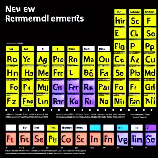 Image similar to New Periodic Table of the Elements