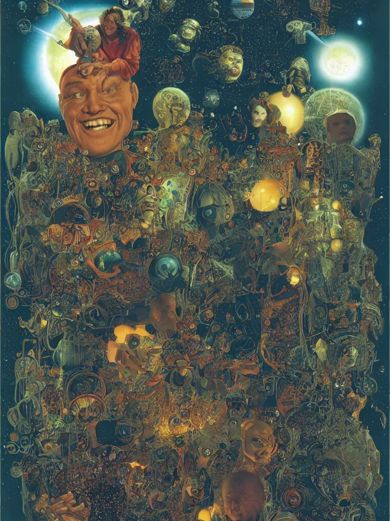 Image similar to Fortune Smiles on Those Who Imagine, by James C. Christensen and Wojciech Siudmak