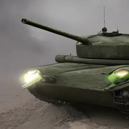 Image similar to a tank with a scorpion tail