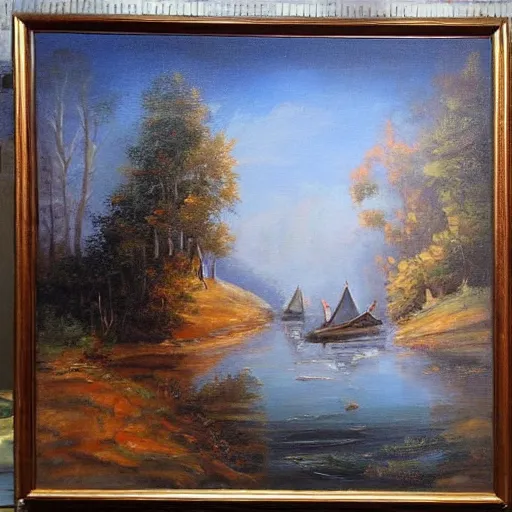 Image similar to oil painting ¥¥¥¥ museum - quality