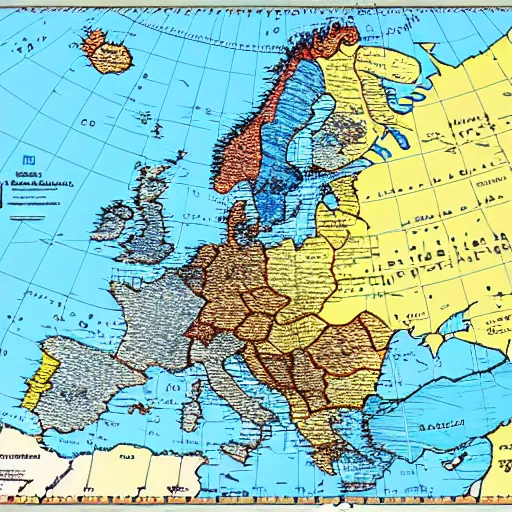 Image similar to an accurate map of Europe