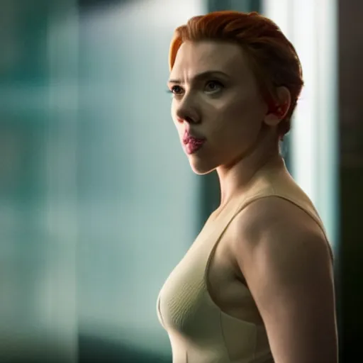 Image similar to a still of Scarlett Johansson in Altered Carbon (2018)