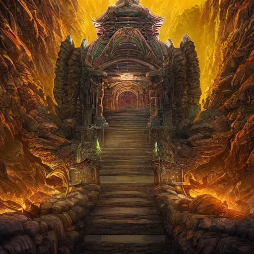 Image similar to the temple of eternity by killian eng