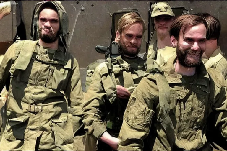 Image similar to pewdiepie joined azov