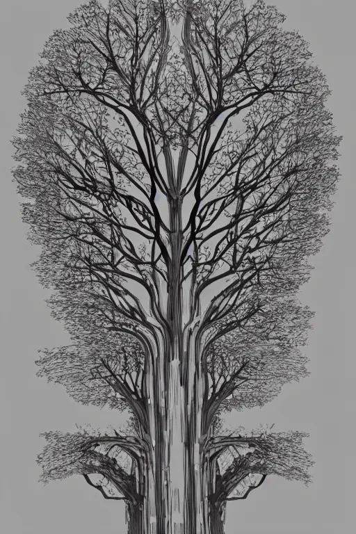 Prompt: a tree, art by picasso, intricate, elegant, highly detailed, smooth, sharp focus, artstation