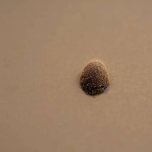 Image similar to portrait photo of an exotic seed, macro, studio, neutral tones