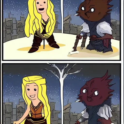 Image similar to game of thrones and space jam crossover