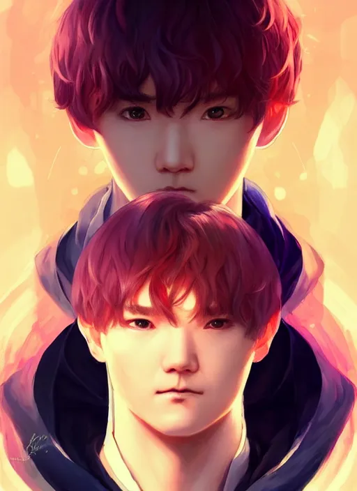 Image similar to : + aesthetic portrait commission of a of MIN YOONGI SPOCK + VEINY HANDS + hyperdetailed face at golden hour, safe for work (SFW). Character design by charlie bowater, ross tran, artgerm, and makoto shinkai, detailed, 2021 award winning film poster painting