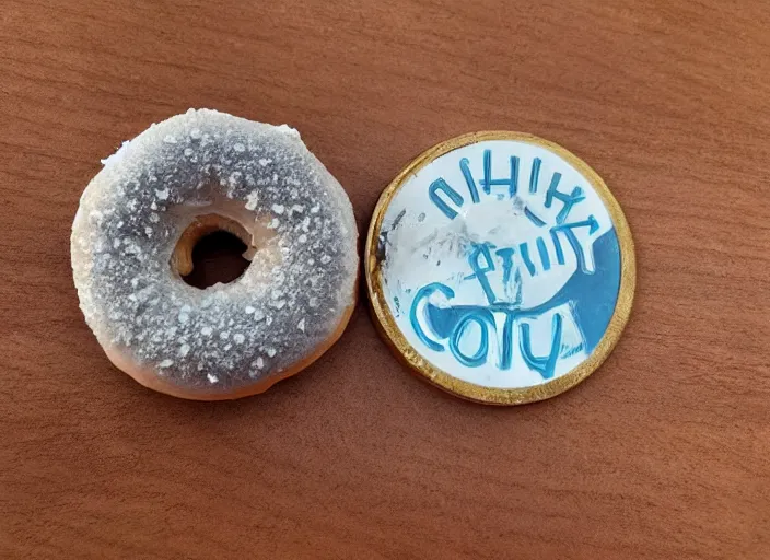 Image similar to filthy donut coin