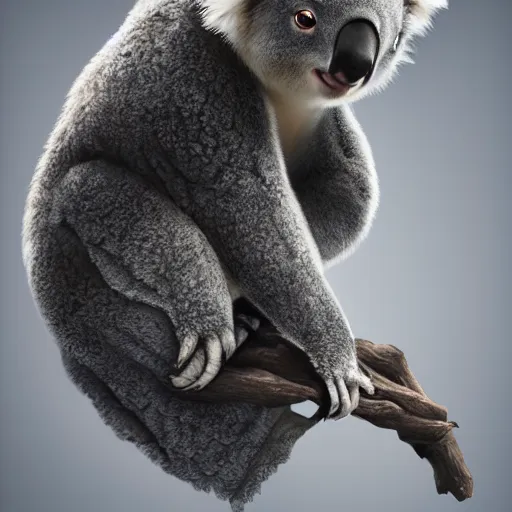 Prompt: koala as a ninja, award winning creature portrait photography, extremely detailed, artstation, 8 k, sensual lighting, incredible art, wlop, artgerm