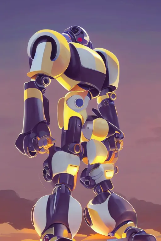 Image similar to metabots medabots medarotto medarot robot minimalist comics, behance hd by jesper ejsing, by rhads, makoto shinkai and lois van baarle, ilya kuvshinov, rossdraws global illumination ray tracing hdr radiating a glowing aura