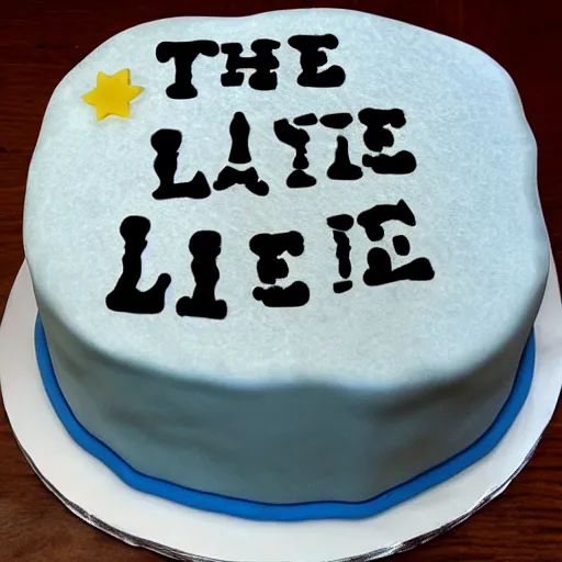 Image similar to the cake is a lie