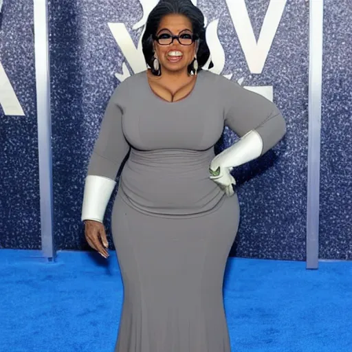 Image similar to Oprah Winfrey as megaman