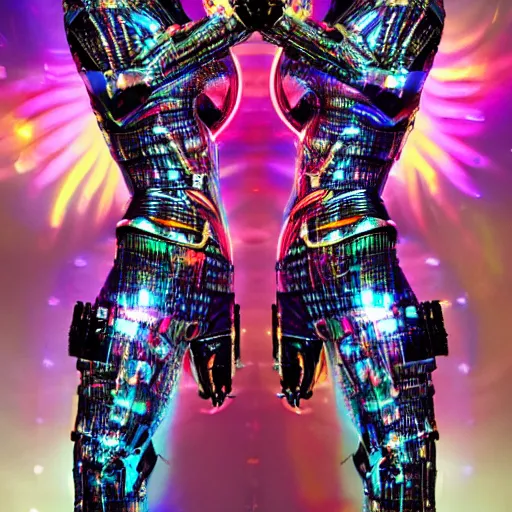 Image similar to love, diverse love cybersuits, from behind, love rituals, wide wide angle, vivid, elaborate, highly detailed, beautiful lighting