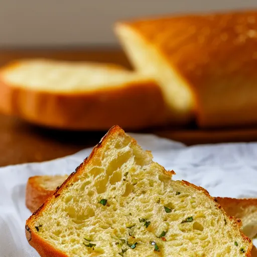 Image similar to the most mouthwatering piece of garlic bread