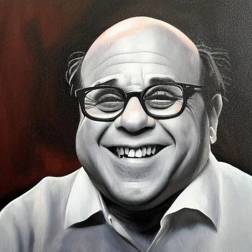 Prompt: Danny Devito painting by Stormy-McPikerton