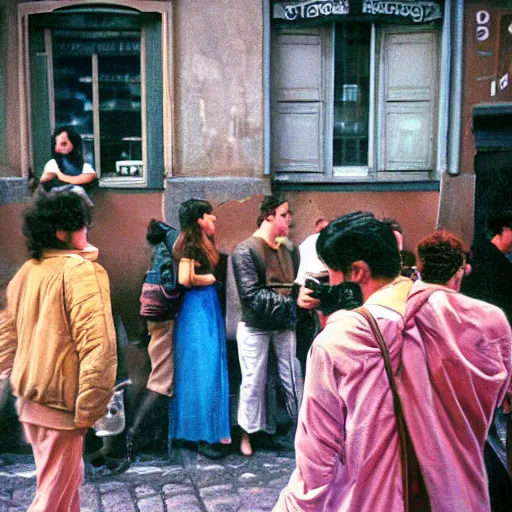 Image similar to photo, montmartre, portrait, kodak ektachrome 1 2 0,