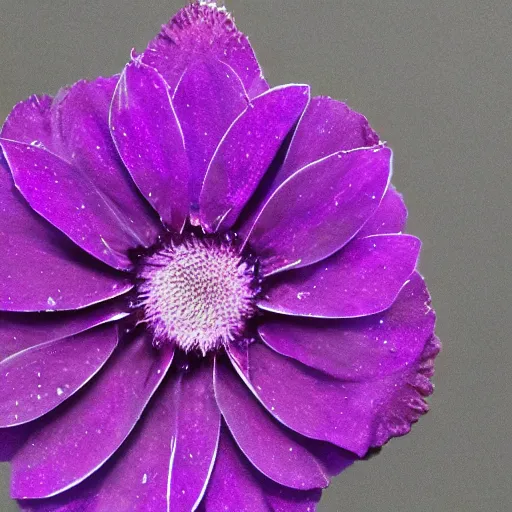 Prompt: frozendimensional purple petal transformation colour