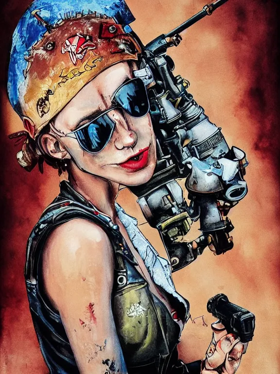 Image similar to Tank girl by Ashely Wood