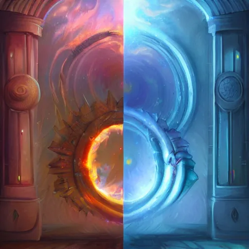 Prompt: astral portal door, digital painting, ultradetailed, artstation, oil painting, ultradetailed, artstation