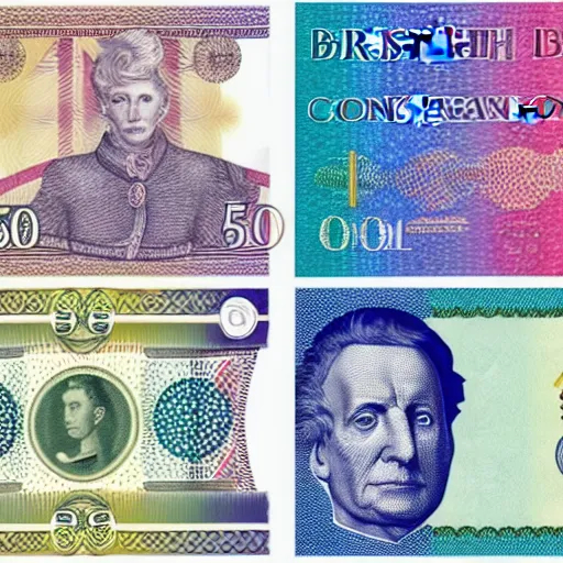 Image similar to concept design of british, britain, uk, £ 5 0 note for the year 2 0 3 3