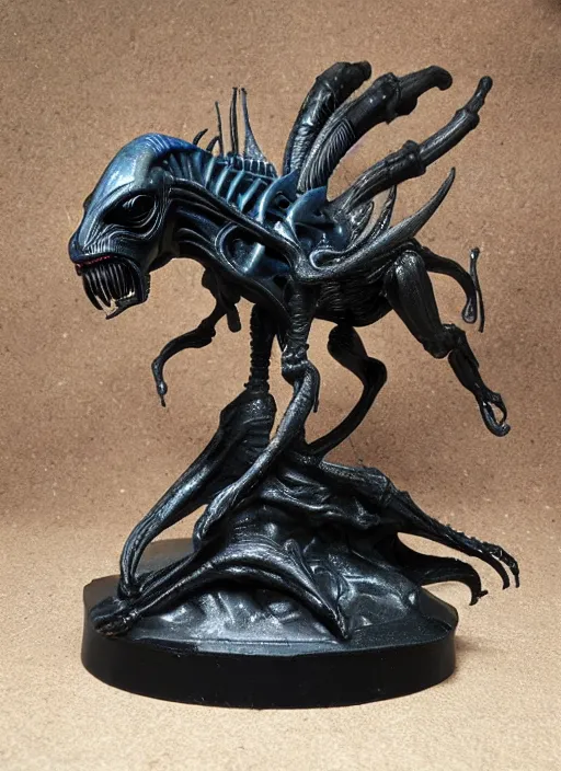 Image similar to 80mm resin detailed miniature of a Xenomorph horse, Alien(1980), Product Introduction Photos, 4K, Full body,