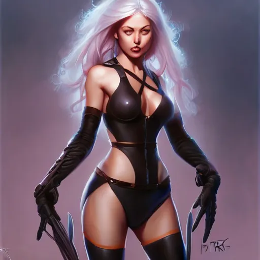 Image similar to skairipa , by artgerm, by krenz cushart, by peter kemp, by ross tran