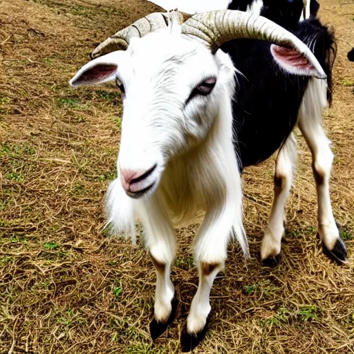 Image similar to elvira as a goat