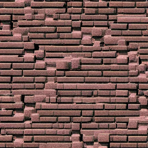 Prompt: a heightmap texture of bricks