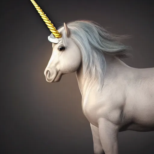 Prompt: a unicorn, highly detailed, photorealistic portrait, bright studio setting, studio lighting, crisp quality and light reflections, unreal engine 5 quality render