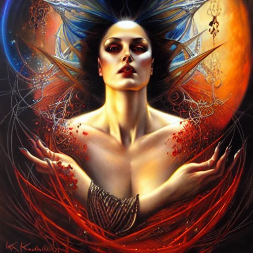 Image similar to Celestial Witch by Karol Bak