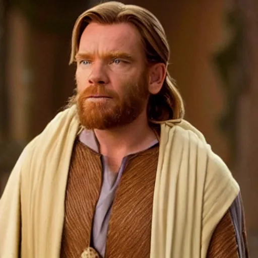 Image similar to ewan mcgregor as jesus