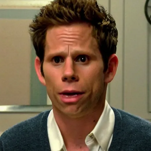 Prompt: dennis reynolds the golden god