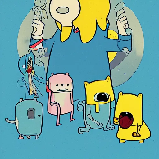 Prompt: adventure time by pendleton ward, adventure time cartoon, adventure time style, adventure time by adam muto