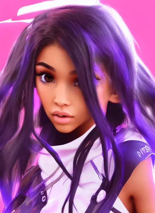 Image similar to Madison Beer as a video game character, digital art, unreal engine, unreal engine render, blender render, render, 4k, coherent