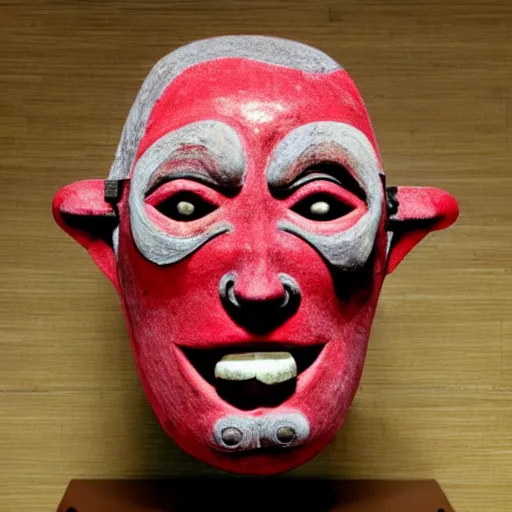 Image similar to monster mask by louise bourgeois