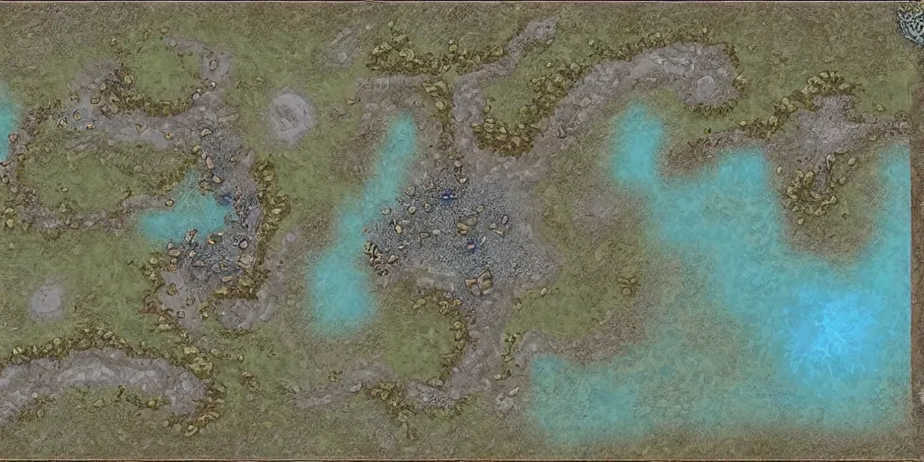 Image similar to very high quality dnd map, gridless 8 k