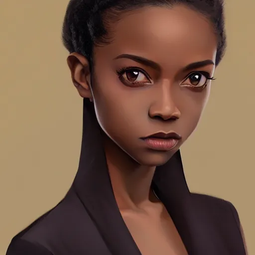 Prompt: a portrait of a beautiful ashleigh murray, diamonds, eyes, orchids, art by ilya kuvshinov and wlop and and josan gonzalez, shikanosuke yagaki, mitsumayo, reivaille, digital art, highly detailed, intricate, sharp focus, trending on artstation hq, deviantart, pinterest, unreal engine 5, 4 k uhd image