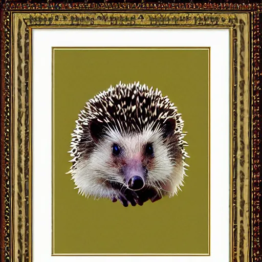 Image similar to hedgehog wearing ukrainian vyshyvanka realistic photo