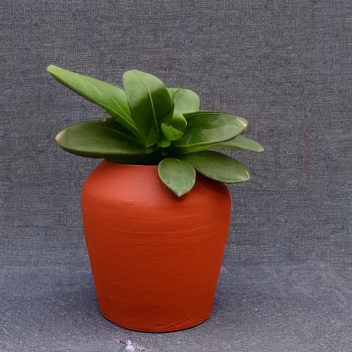 Image similar to Red Conical clay pot