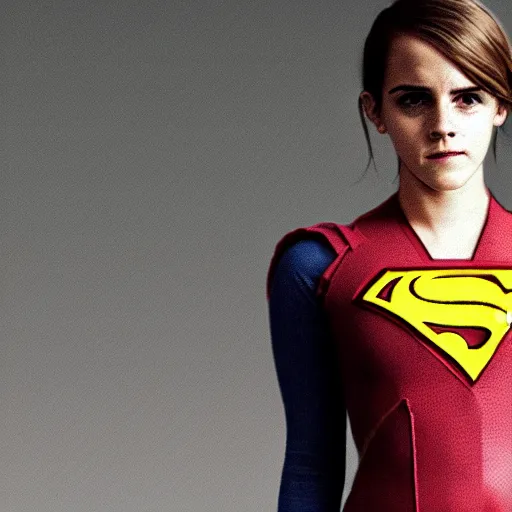 Prompt: emma watson as a superhero