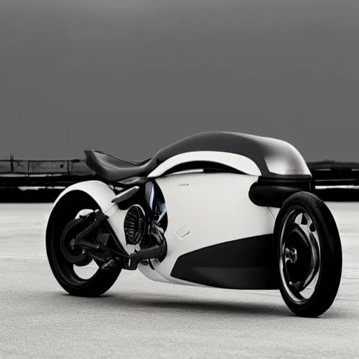 Image similar to a car that looks like a motorcycle