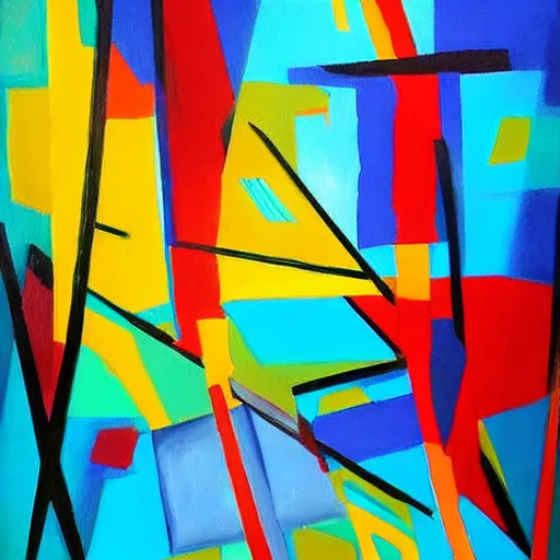 Image similar to painting, by alexander rostov!!, ( stylized ), ( ( abstract ) )