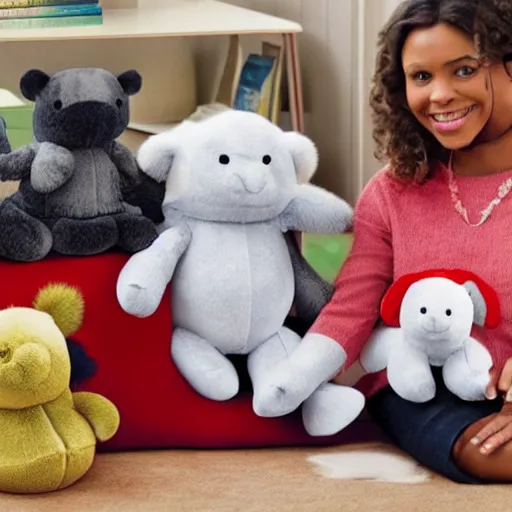 Image similar to a catalogue for Target selling plush animals