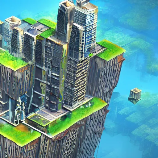 floating city in the sky minecraft