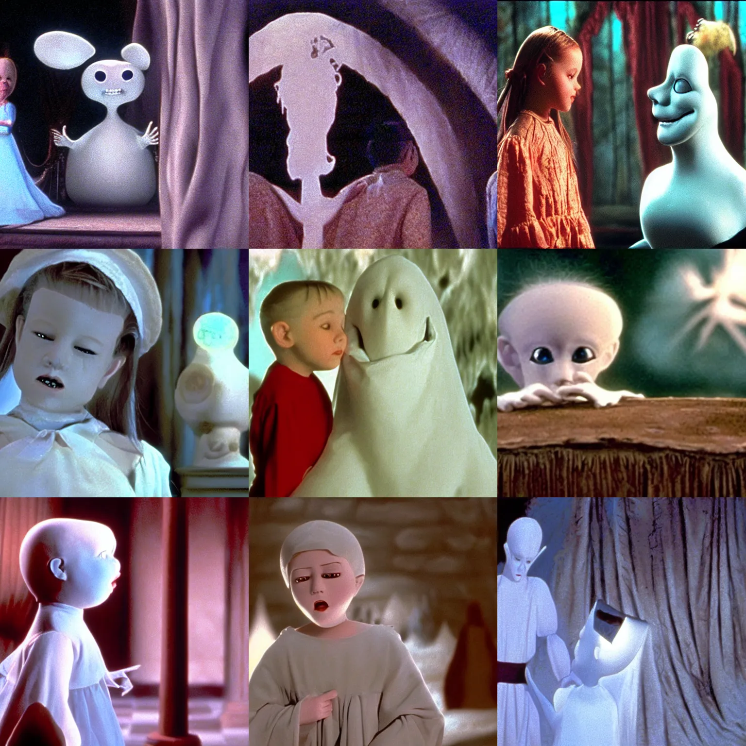 Prompt: a film still from casper ( 1 9 9 5 )