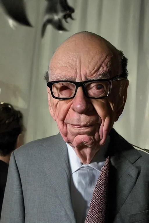 Prompt: !!! rupert murdoch!!! with!! a million eyes!!, photorealistic, cinematic lighting, highly detailed, very intricate, by guillermo del toro and hr giger