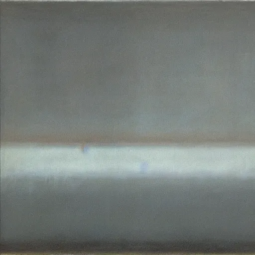 Image similar to the abstract painting'arctic void ', by caspar david friedrich, by rothko