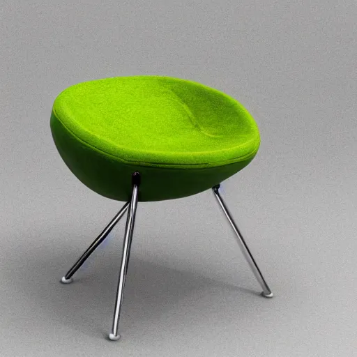 Image similar to avocado shaped chair